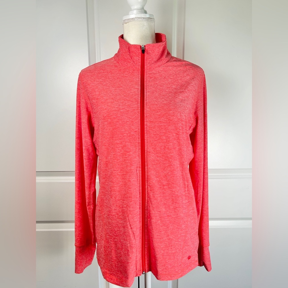 STRAIGHT DOWN Womens GOLF LONG SLEEVE FULL ZIP PERFORMANCE TOP JACKET SZ LG